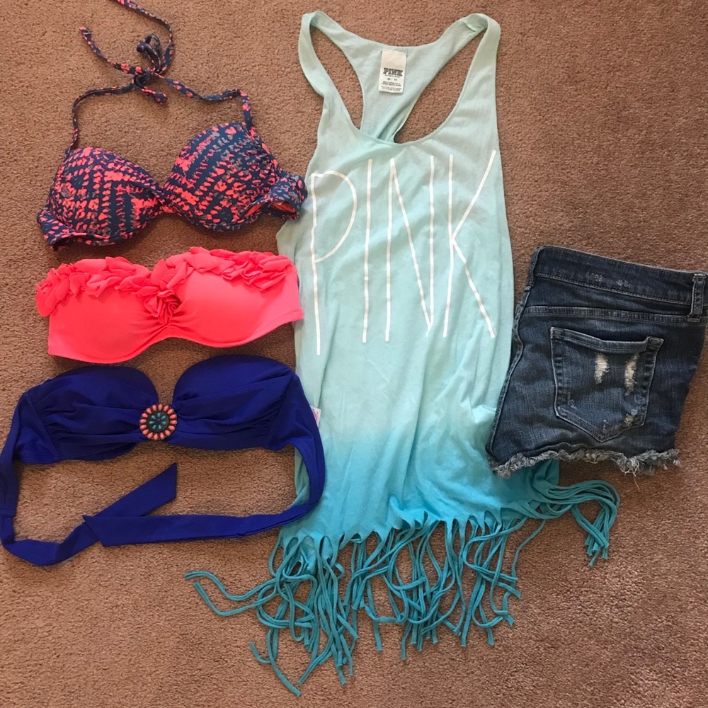 PINK FRINGE TOP